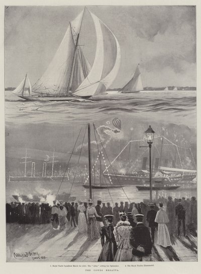 La Regata de Cowes de Charles John de Lacy